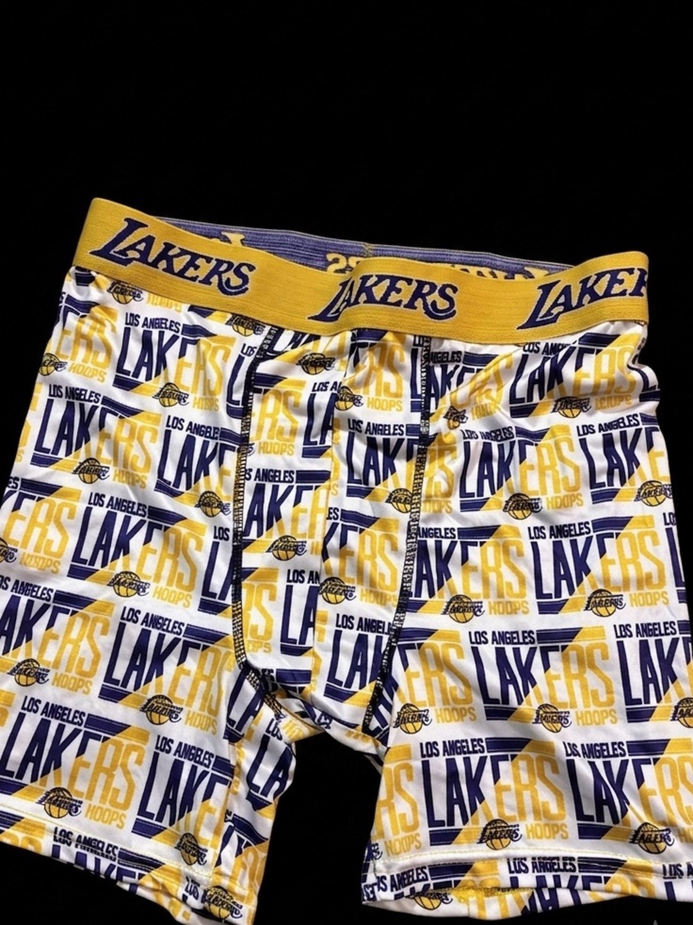NBA Los Angeles Lakers Yellow & Purple Logo Boxer Briefs